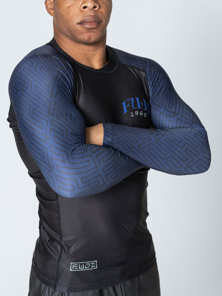 Oni Samurai Flex Lite Rashguard Blue