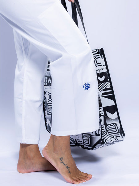 Womens Baseline 2.0 Slim Fit BJJ Gi White Navy