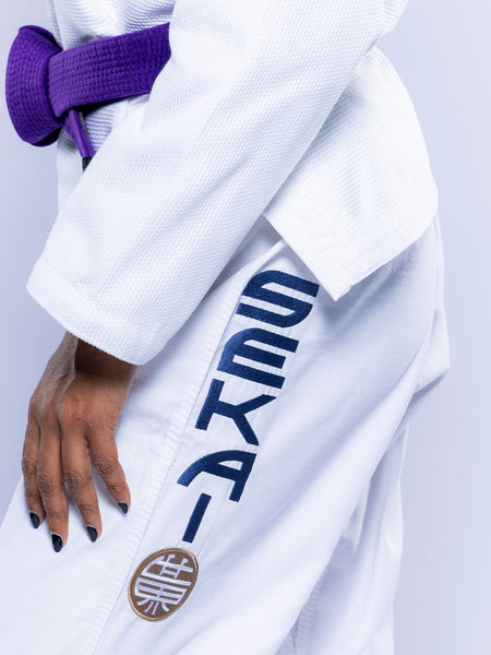 Womens SEKAI 3.0 BJJ Gi White Navy
