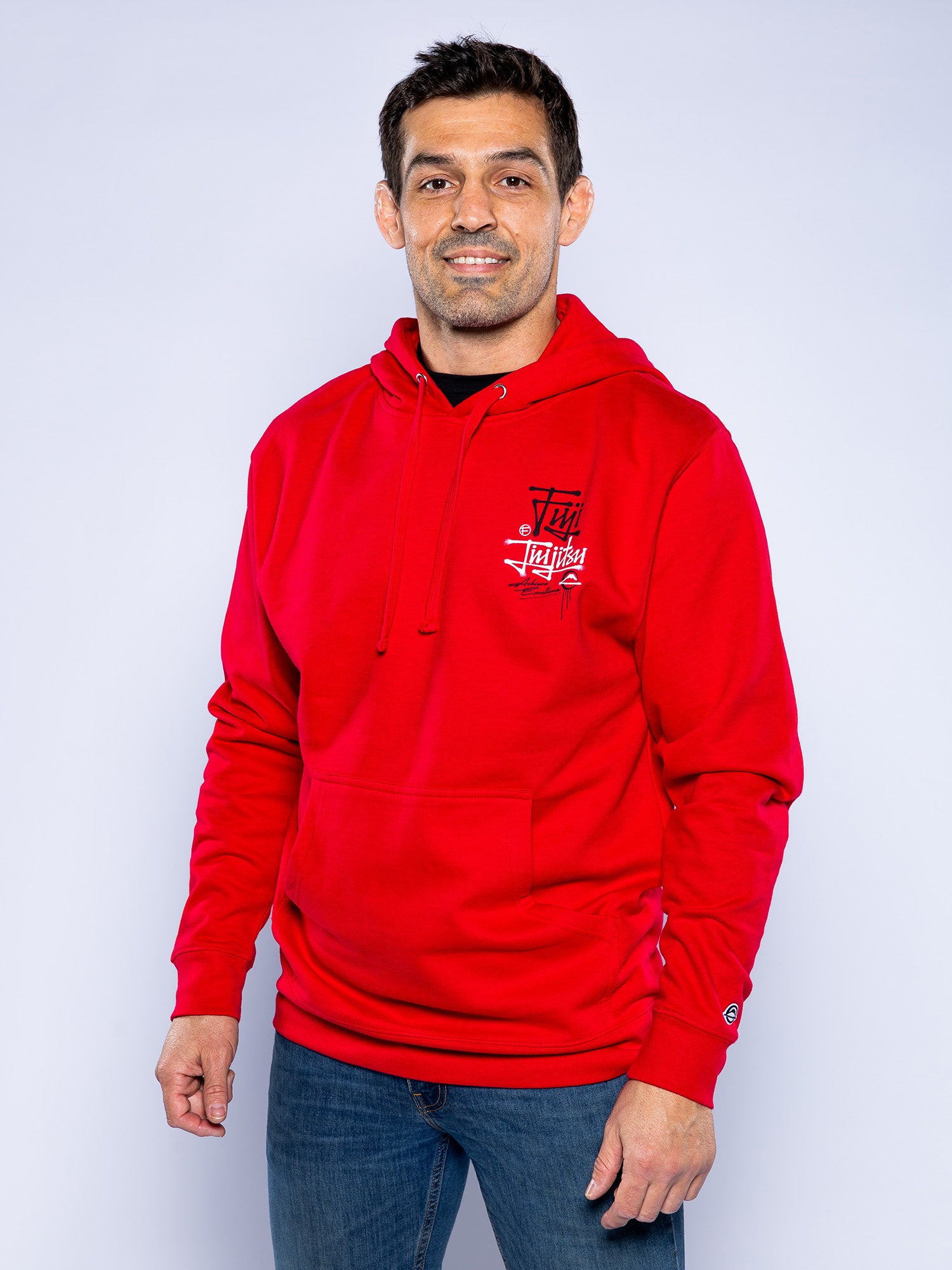 Japanese Street Art Hoodie Red