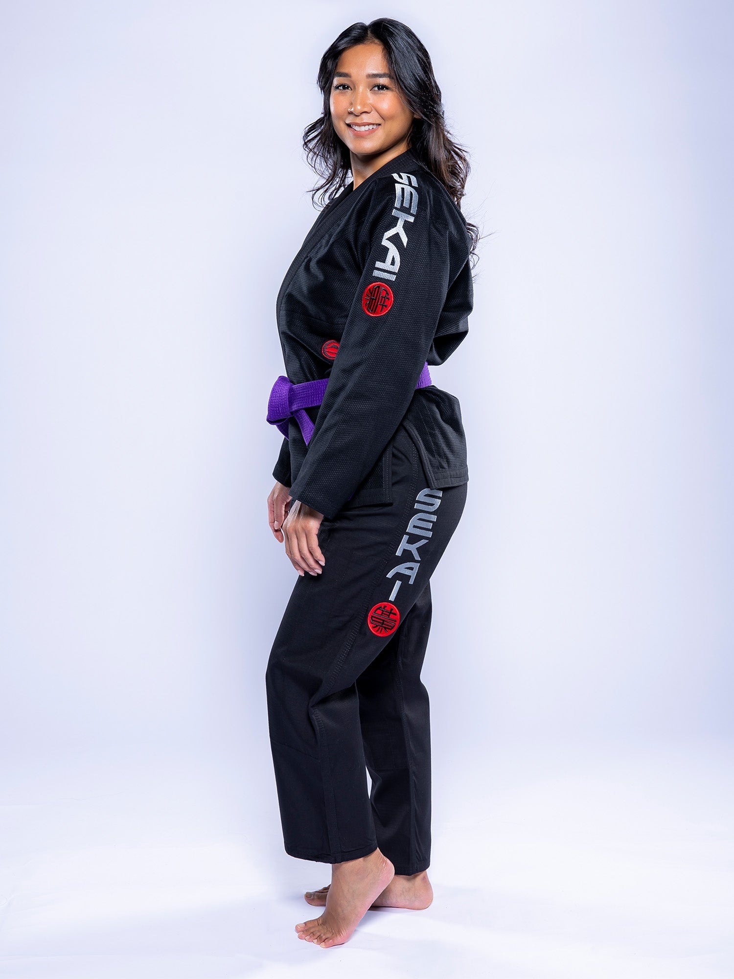 Womens SEKAI 3.0 BJJ Gi Black Grey
