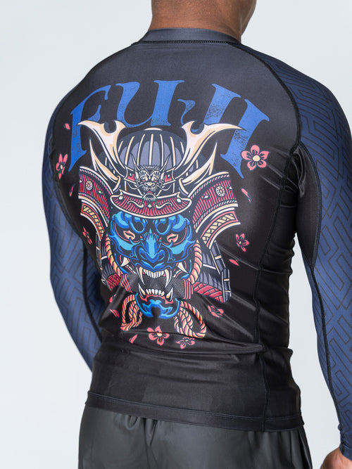 Oni Samurai Flex Lite Rashguard Blue