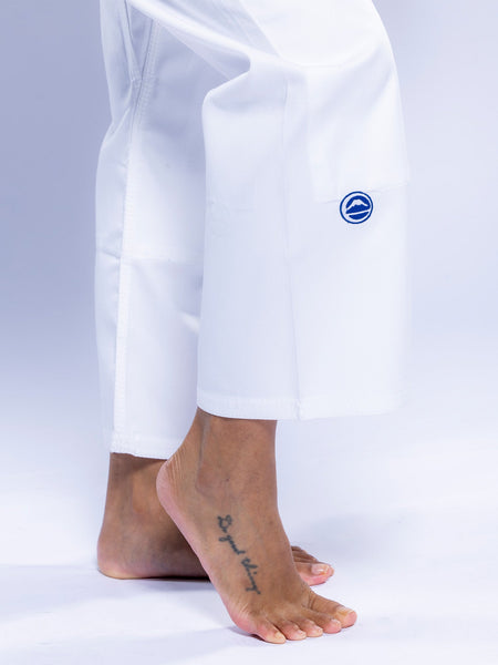 Womens Baseline 2.0 Slim Fit BJJ Gi White Navy