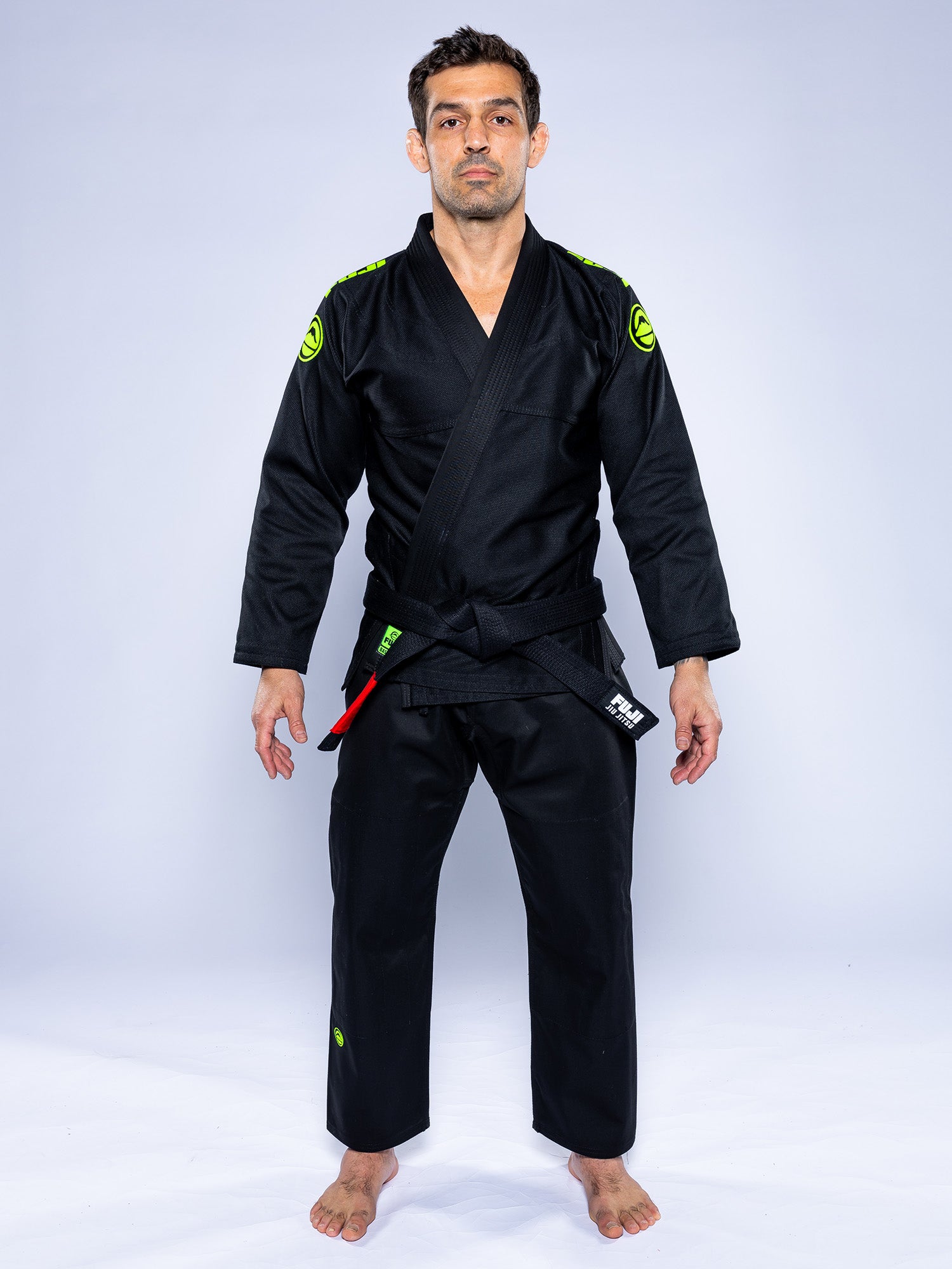 Baseline 2.0 Slim Fit BJJ Gi Black Green