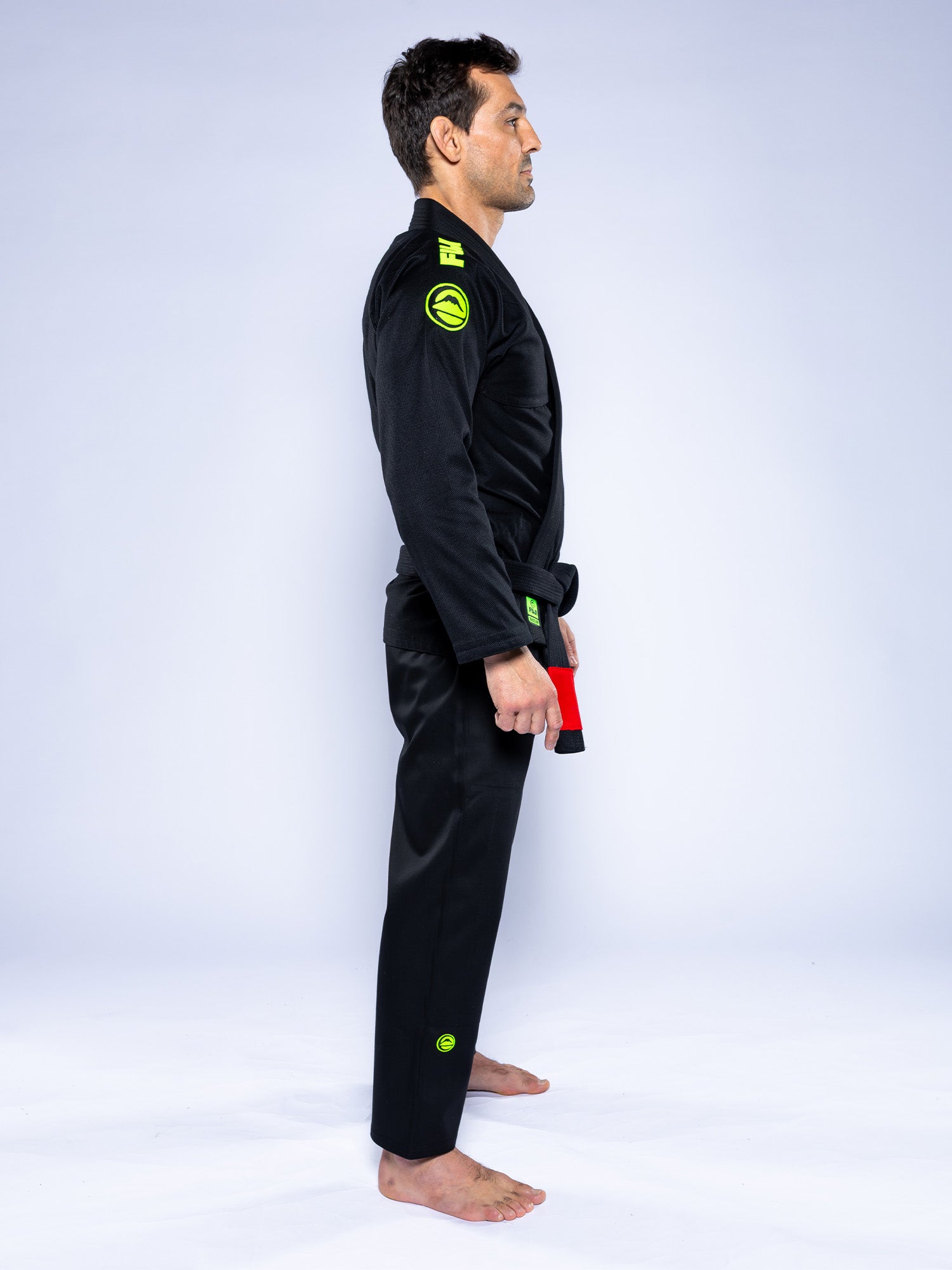 Baseline 2.0 Slim Fit BJJ Gi Black Green