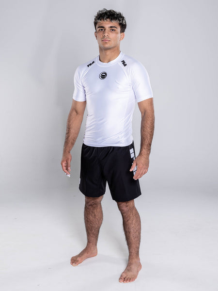 Baseline 2.0 Short Sleeve Rashguard White