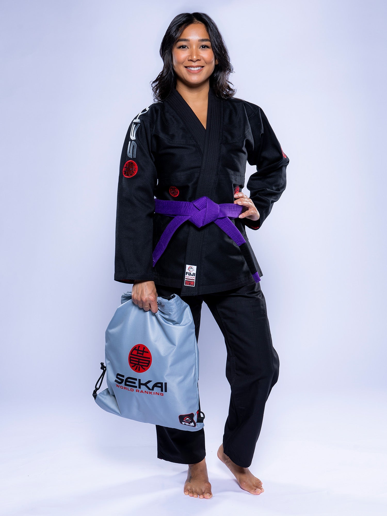 Womens SEKAI 3.0 BJJ Gi Black Grey