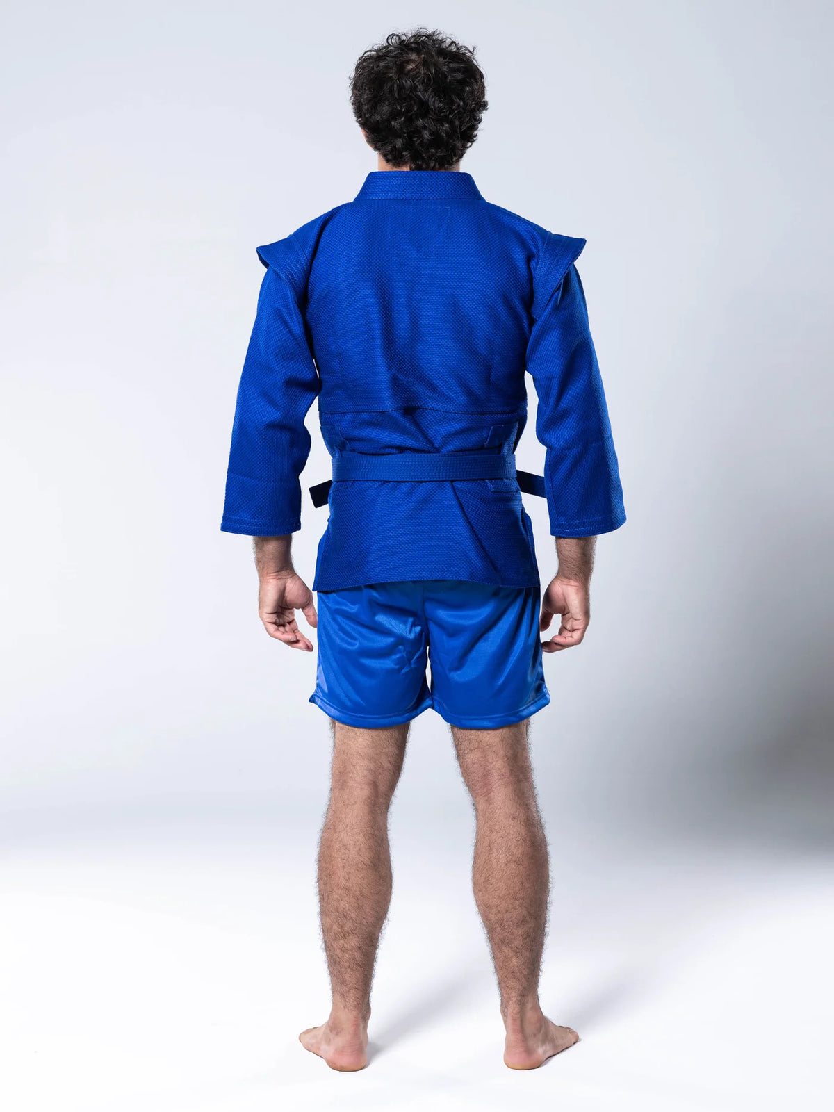 FIAS Sambo Kurtka Jacket Blue With Blue Belt