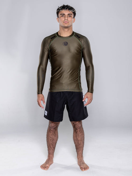 Baseline 2.0 Long Sleeve Rashguard Military Green
