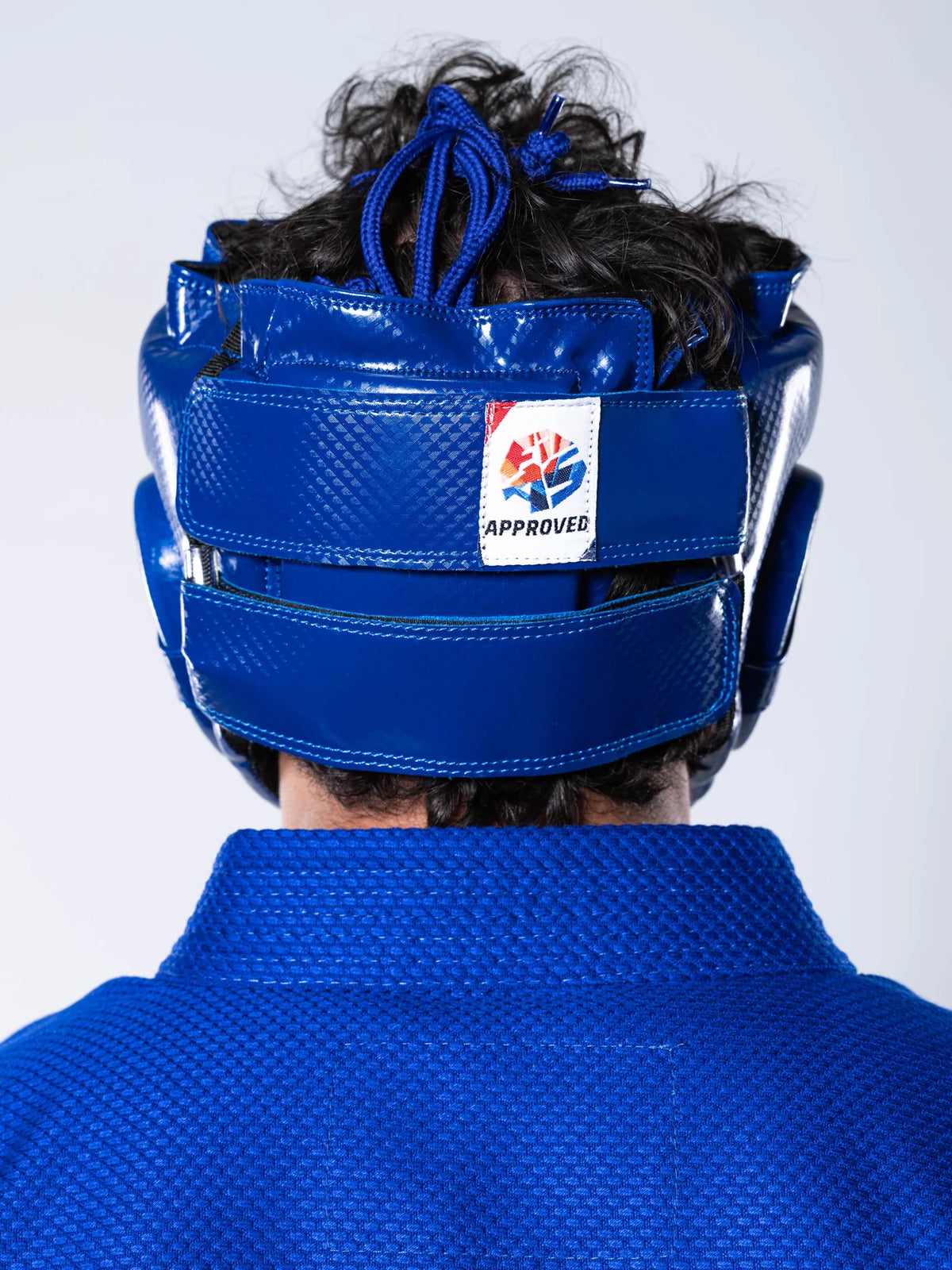 FIAS Sambo Combat Headgear Blue
