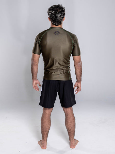 Baseline 2.0 Short Sleeve Rashguard Military Green