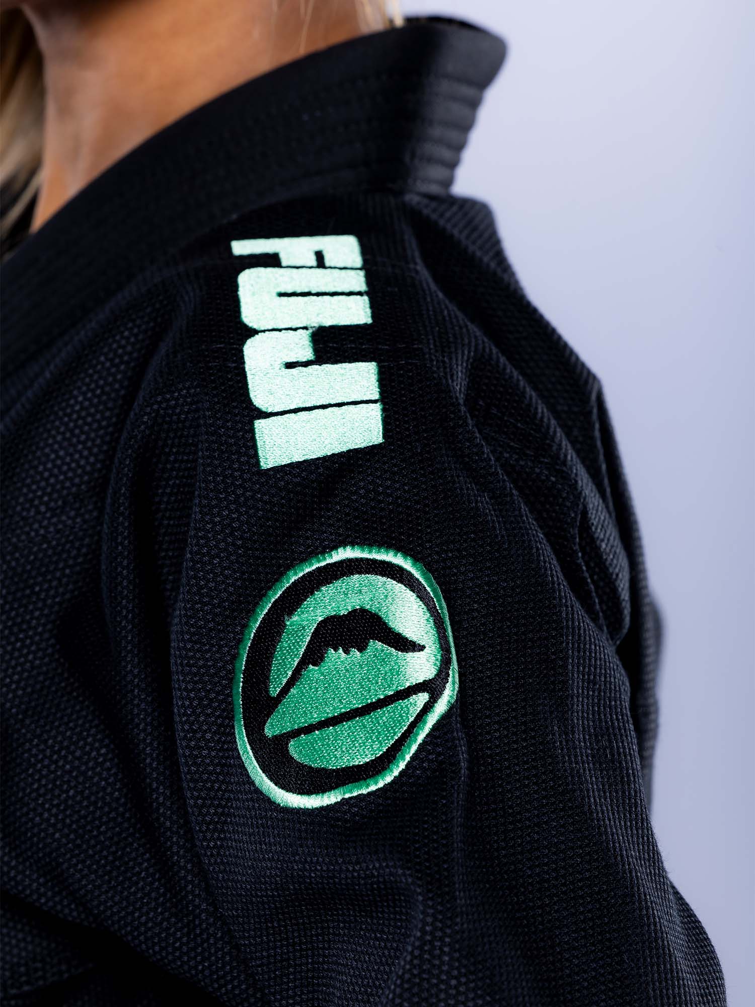 Womens Baseline 2.0 Slim Fit BJJ Gi Black Mint