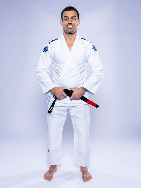 Baseline 2.0 Slim Fit BJJ Gi White Navy