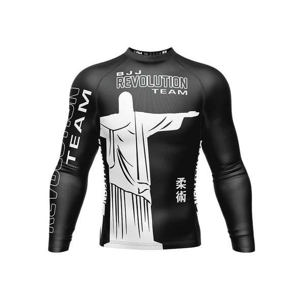 BJJ Revolution Adult Ranked Long Sleeve Rashguard