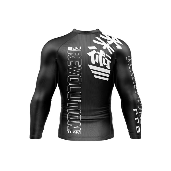 BJJ Revolution Adult Ranked Long Sleeve Rashguard