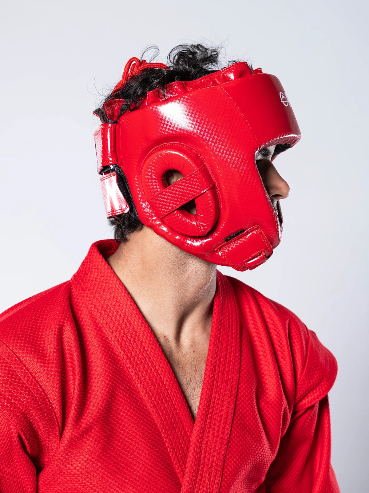 FIAS Sambo Combat Headgear Red