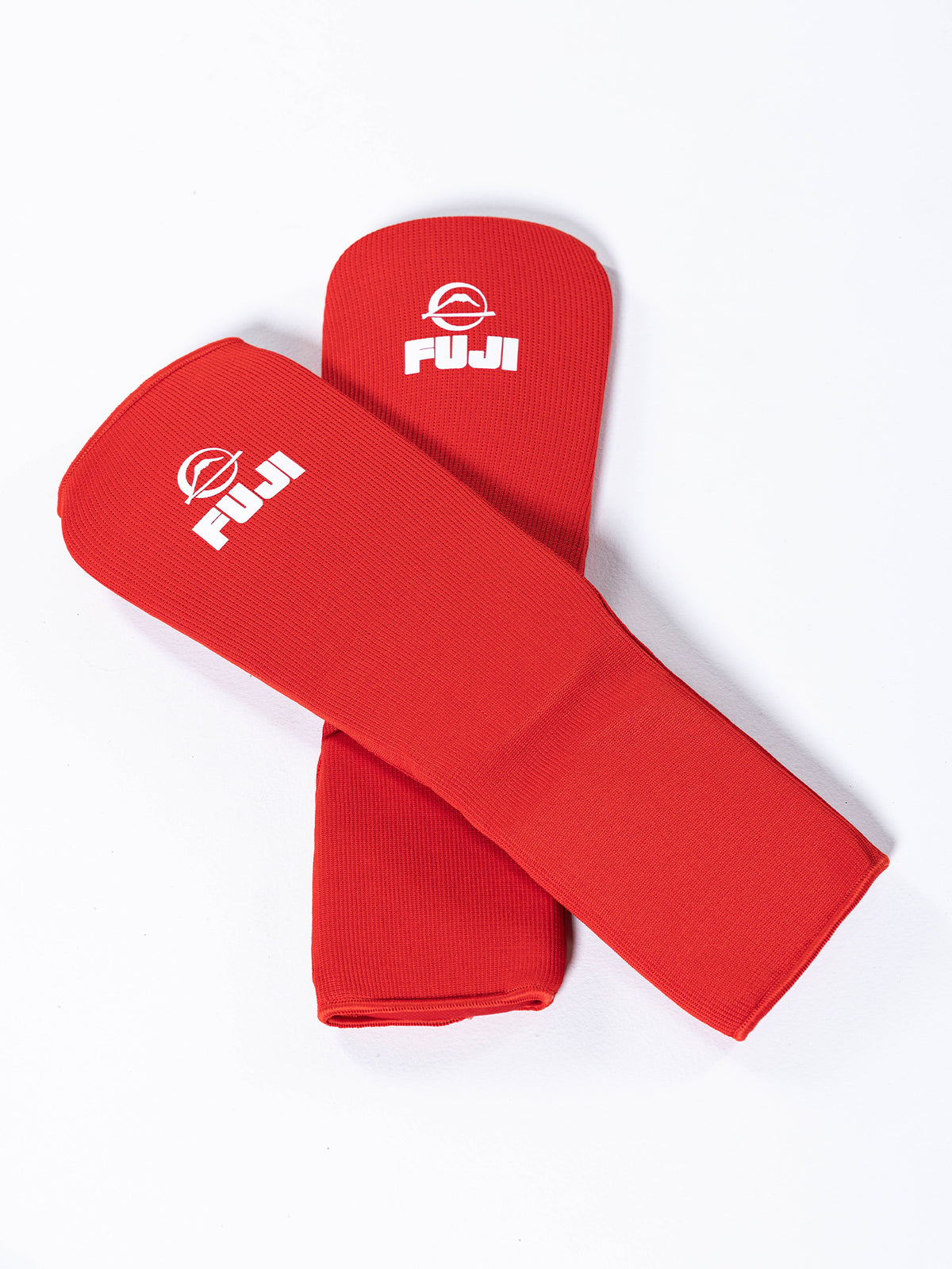 FIAS Sambo Combat Shin Guards Red