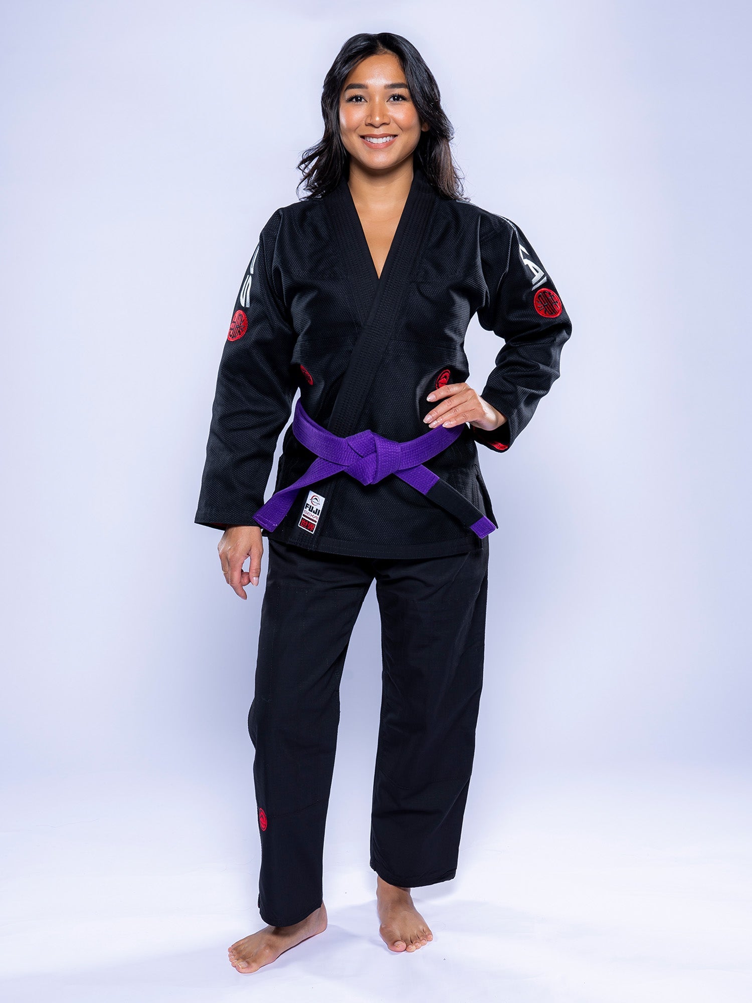 Womens SEKAI 3.0 BJJ Gi Black Grey