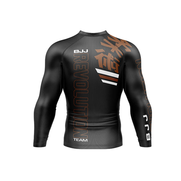 BJJ Revolution Adult Ranked Long Sleeve Rashguard