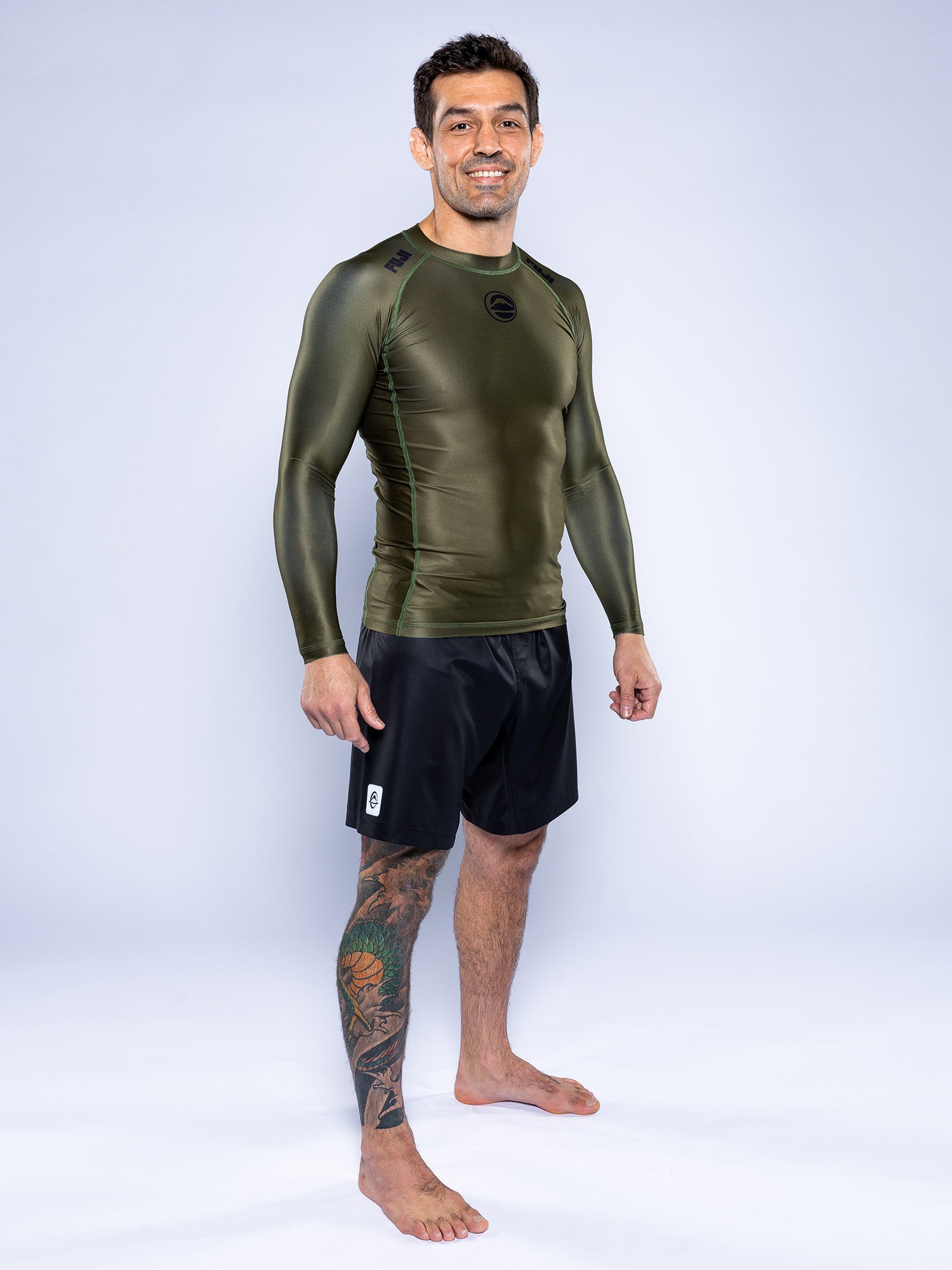 Baseline 2.0 Long Sleeve Rashguard Military Green