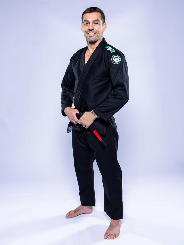 Roger Gracie Jiu Jitsu Ranked Short Sleeve Rashguard Black – FUJI