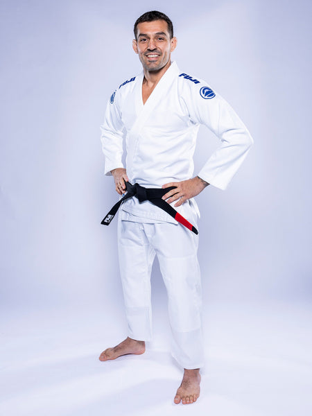 Baseline 2.0 Slim Fit BJJ Gi White Navy