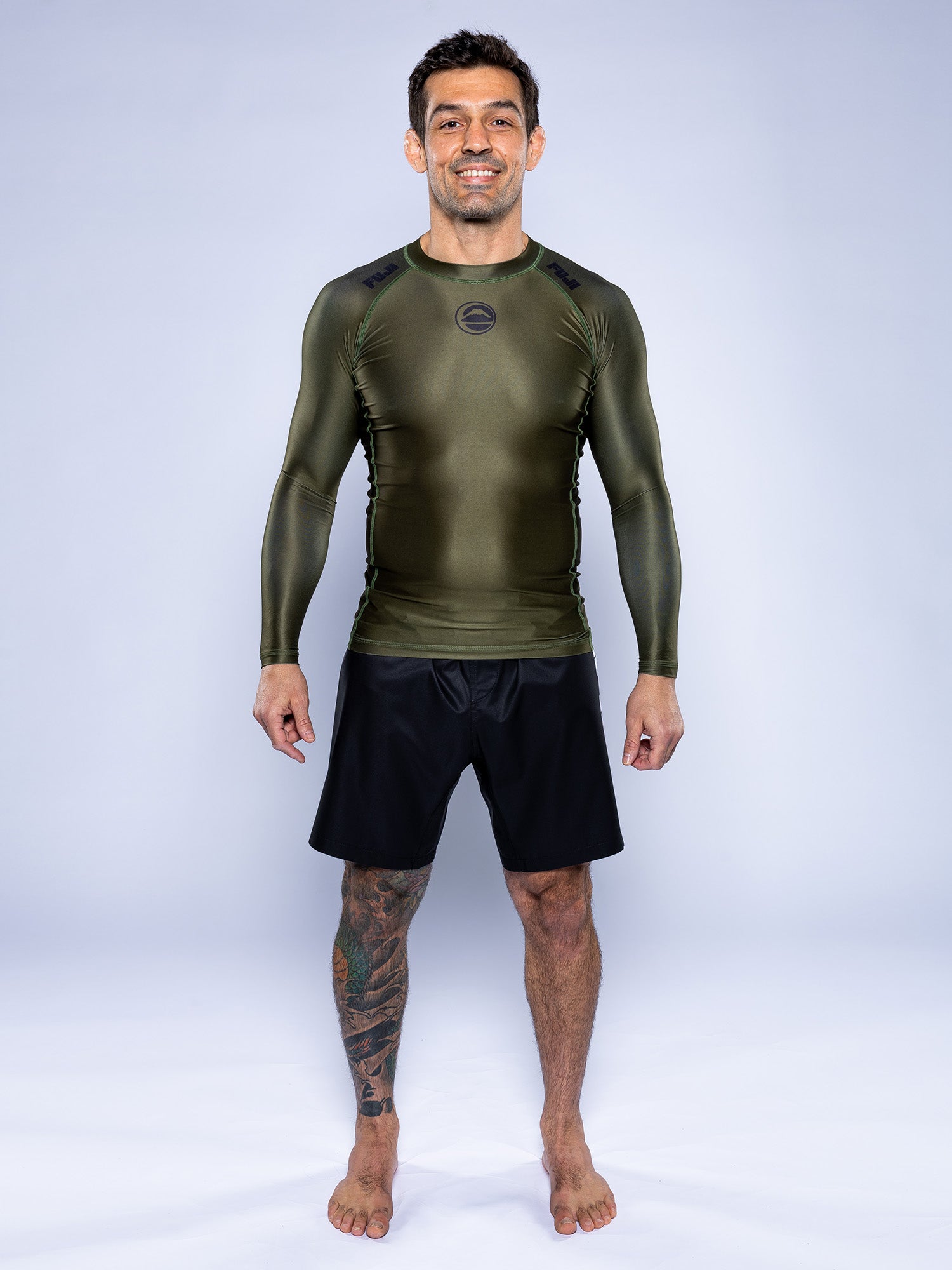 Baseline 2.0 Long Sleeve Rashguard Military Green