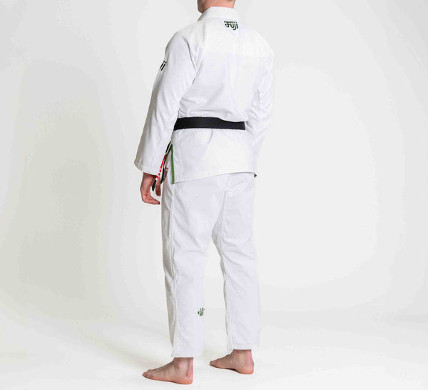 Flow-Tech BJJ Gi White/Green