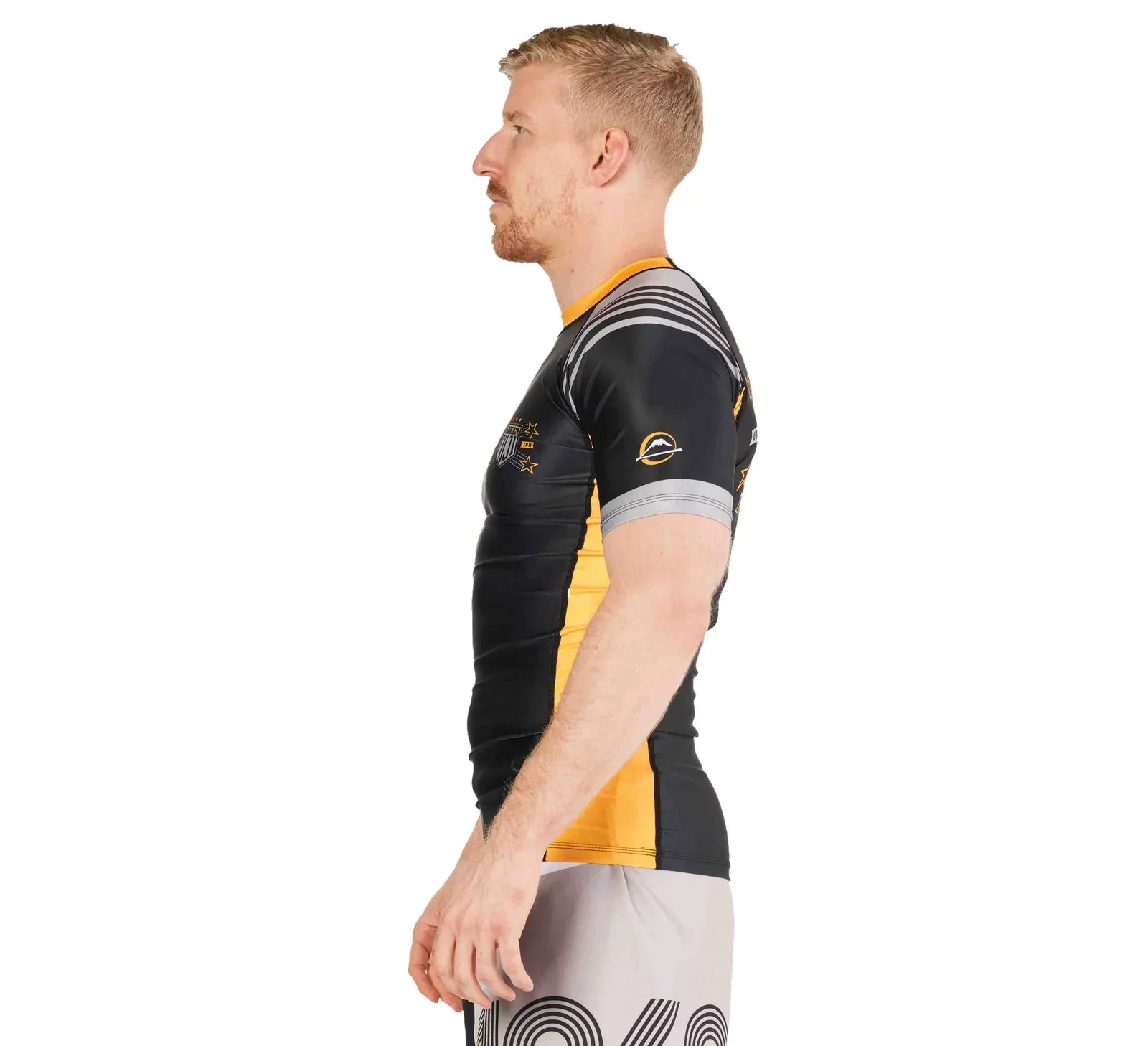 Linear Lockdown Rashguard Black/Orange