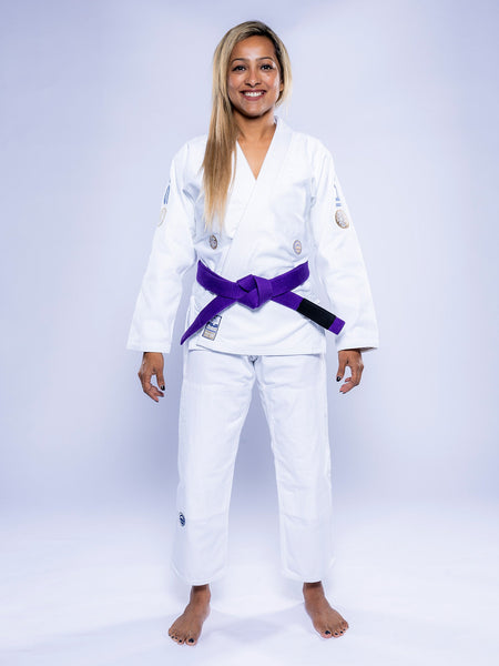 Womens SEKAI 3.0 BJJ Gi White Navy