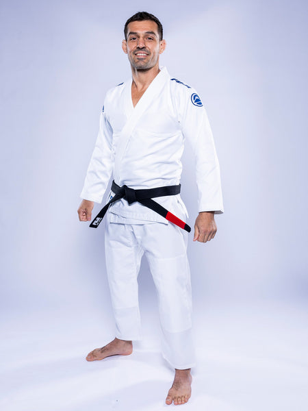 Baseline 2.0 Slim Fit BJJ Gi White Navy