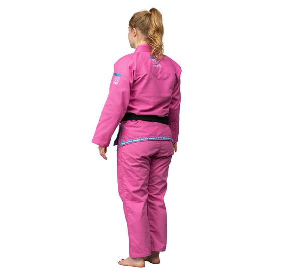 Suparaito Womens BJJ Gi Pink Blue