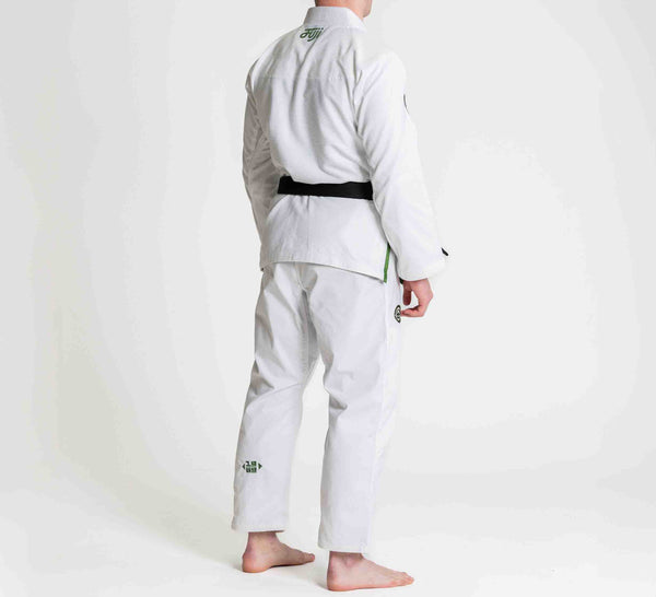 Flow-Tech BJJ Gi White/Green