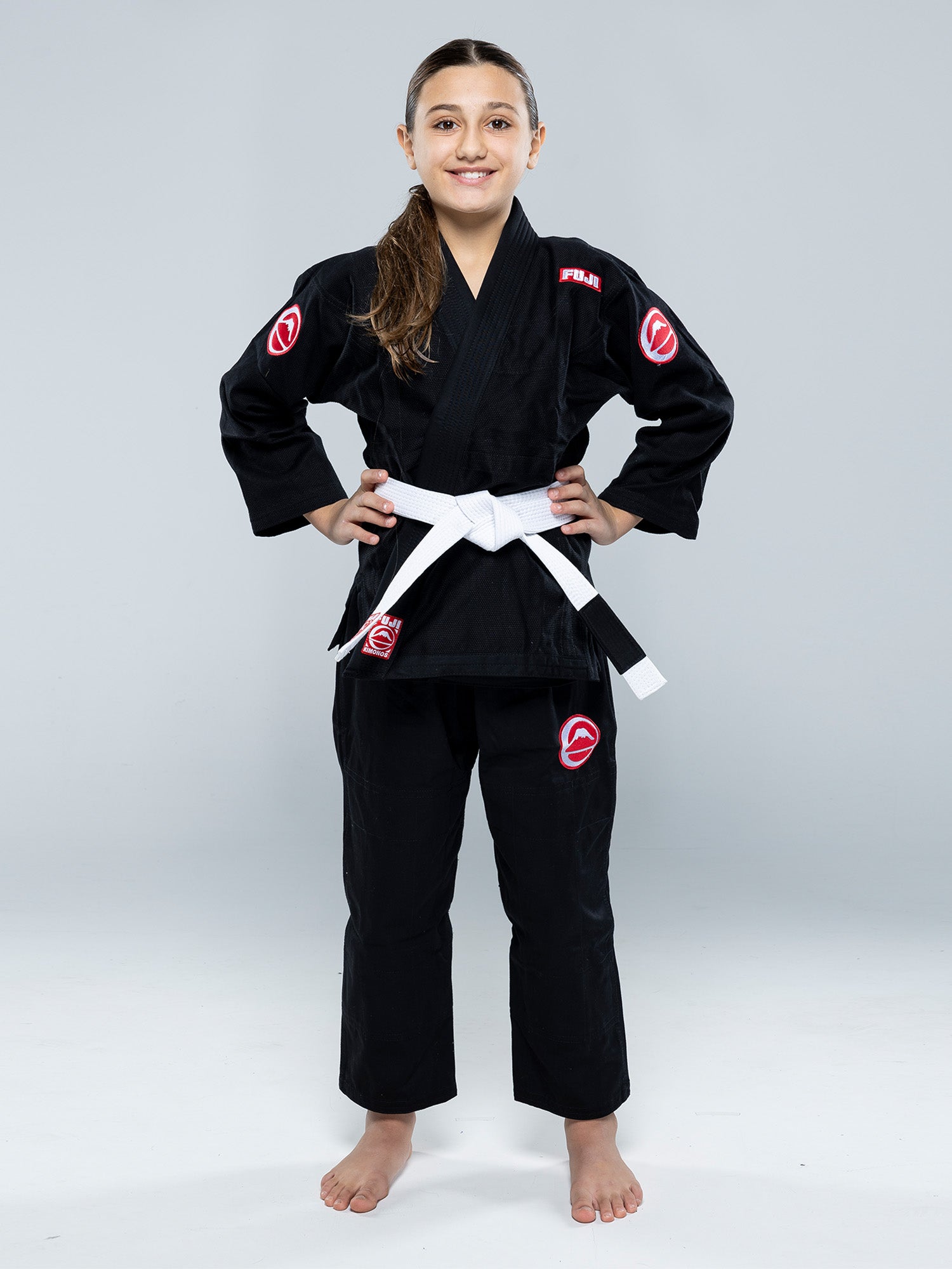 Kids Competition BJJ Gi Black