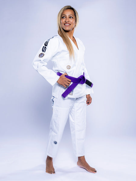 Womens SEKAI 3.0 BJJ Gi White Navy