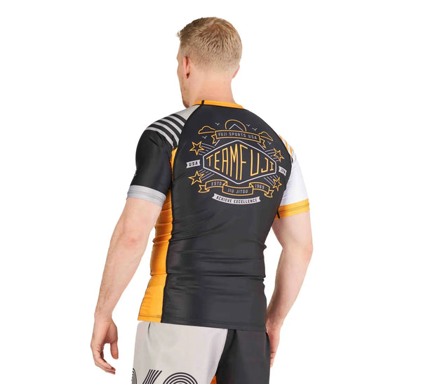 Linear Lockdown Rashguard Black/Orange