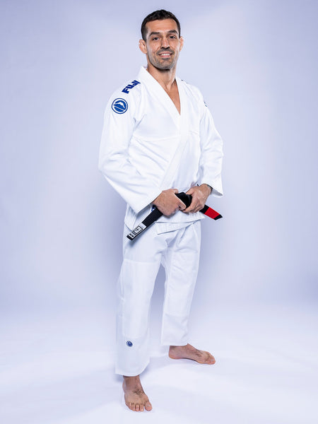 Baseline 2.0 Slim Fit BJJ Gi White Navy