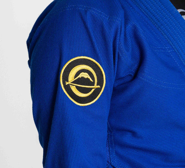 Womens Flow-Tech BJJ Gi Blue/Gold