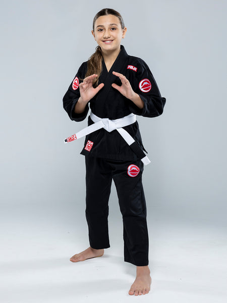 Kids Competition BJJ Gi Black