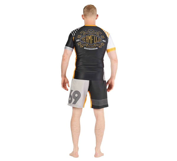 Linear Lockdown Rashguard Black/Orange