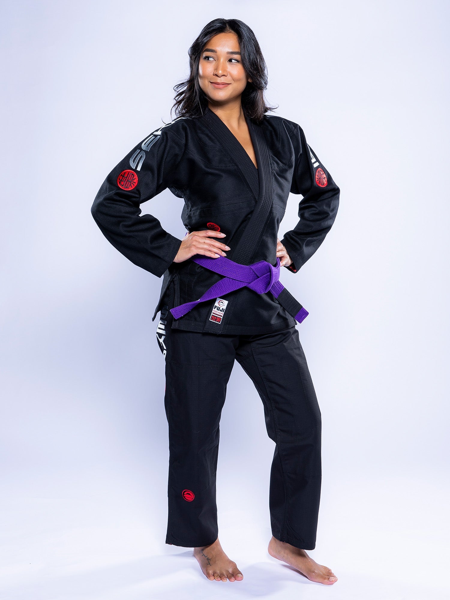 Womens SEKAI 3.0 BJJ Gi Black Grey