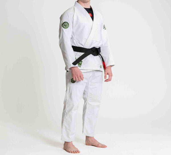 Flow-Tech BJJ Gi White/Green