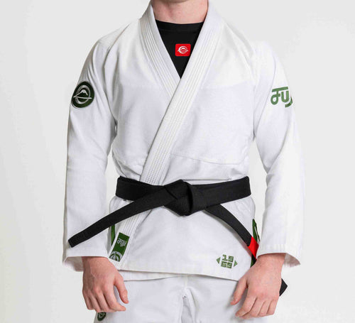 Flow-Tech BJJ Gi White/Green