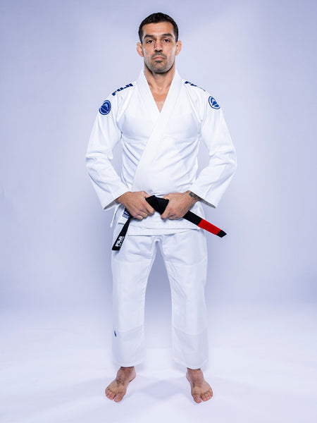 Baseline 2.0 Slim Fit BJJ Gi White Navy