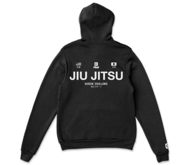 Iconic Jiu Jitsu Hoodie Black