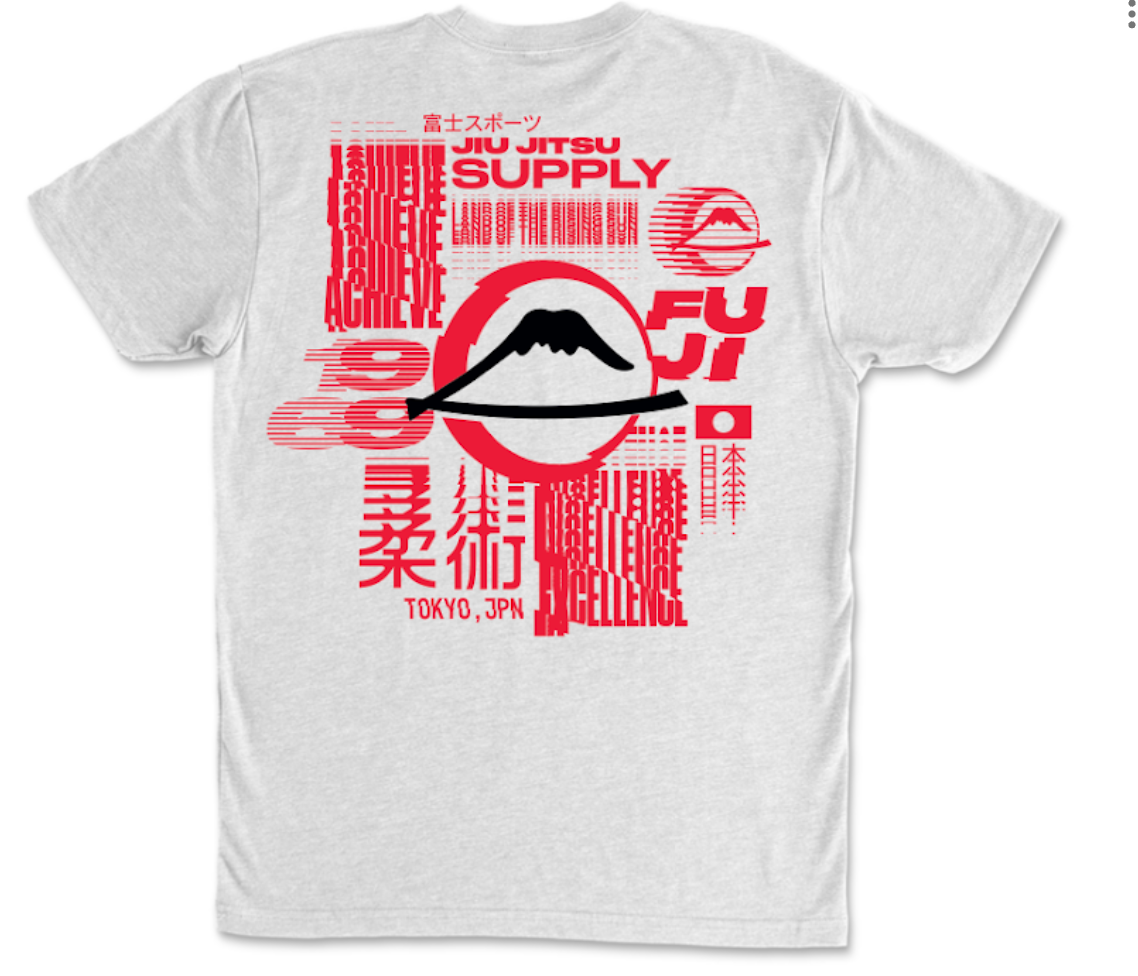 Jiu Jitsu Supply Shirt Heather White