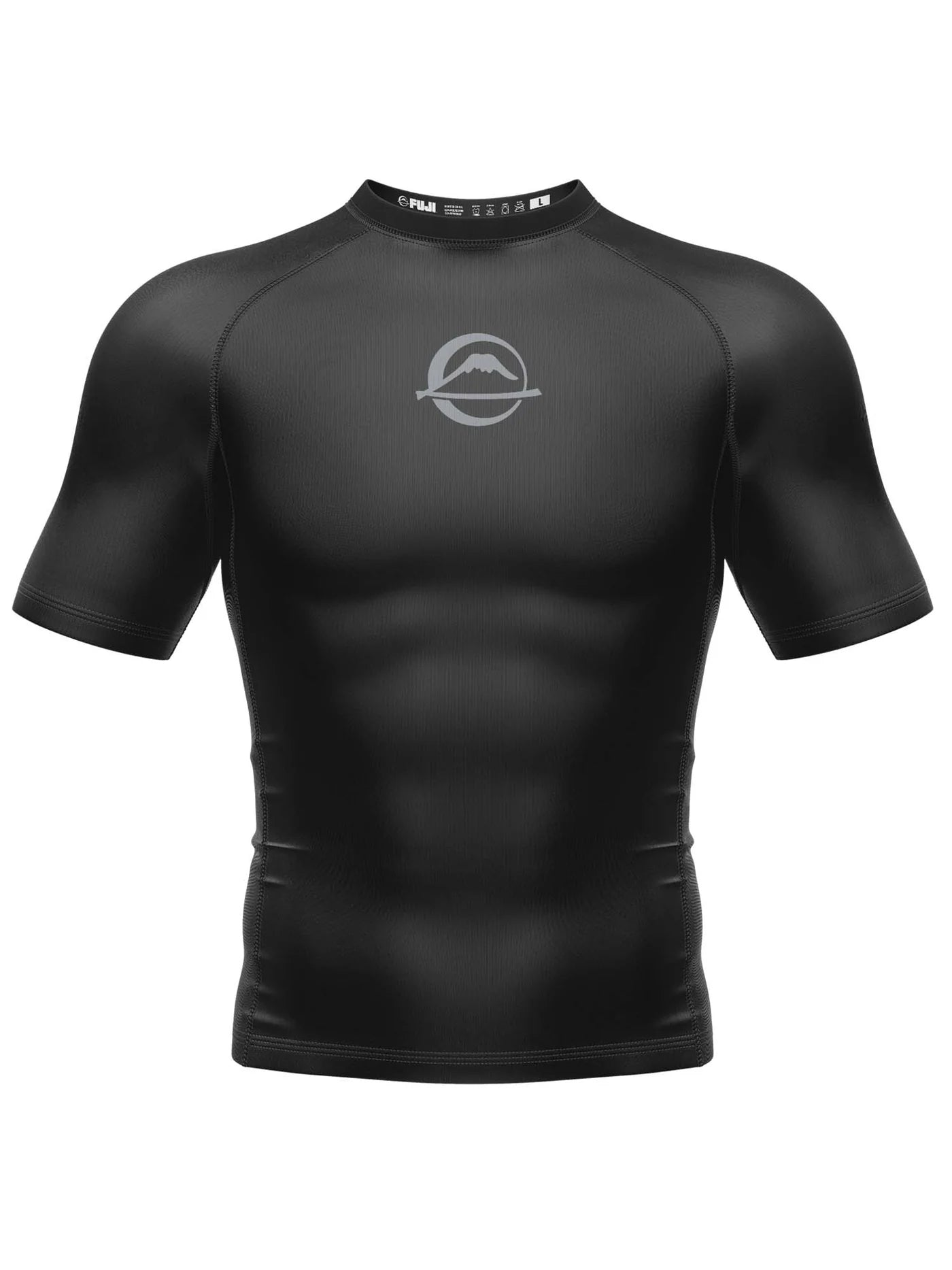 Baseline Ranked Short Sleeve Rashguard Black
