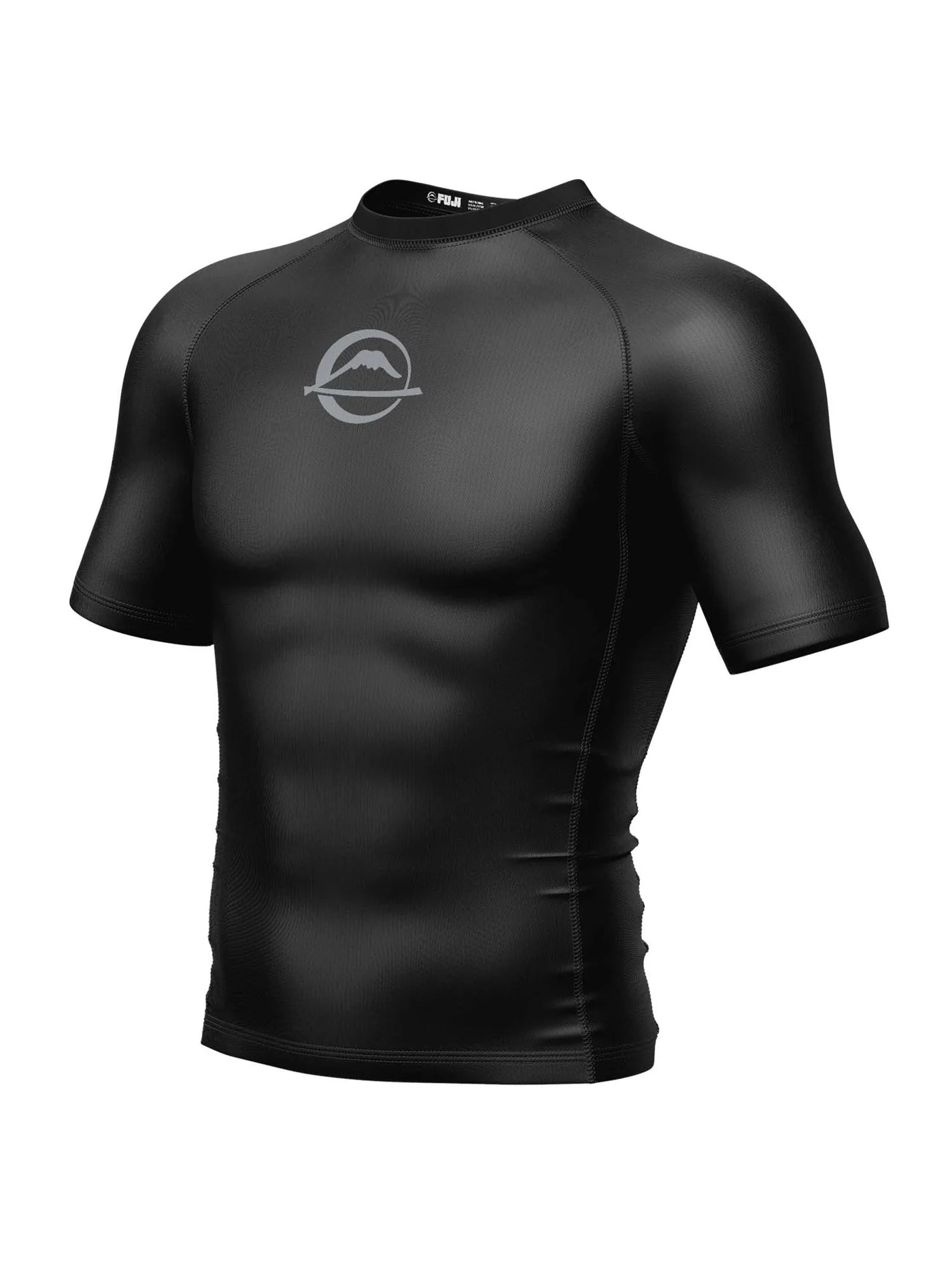 Baseline Ranked Short Sleeve Rashguard Black