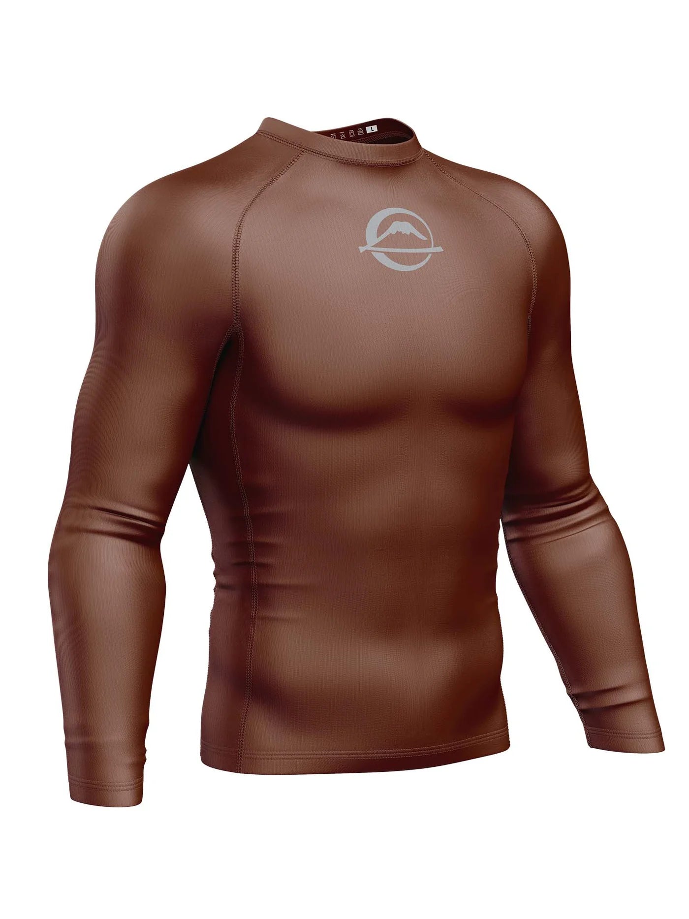 Baseline Ranked Long Sleeve Rashguard Brown