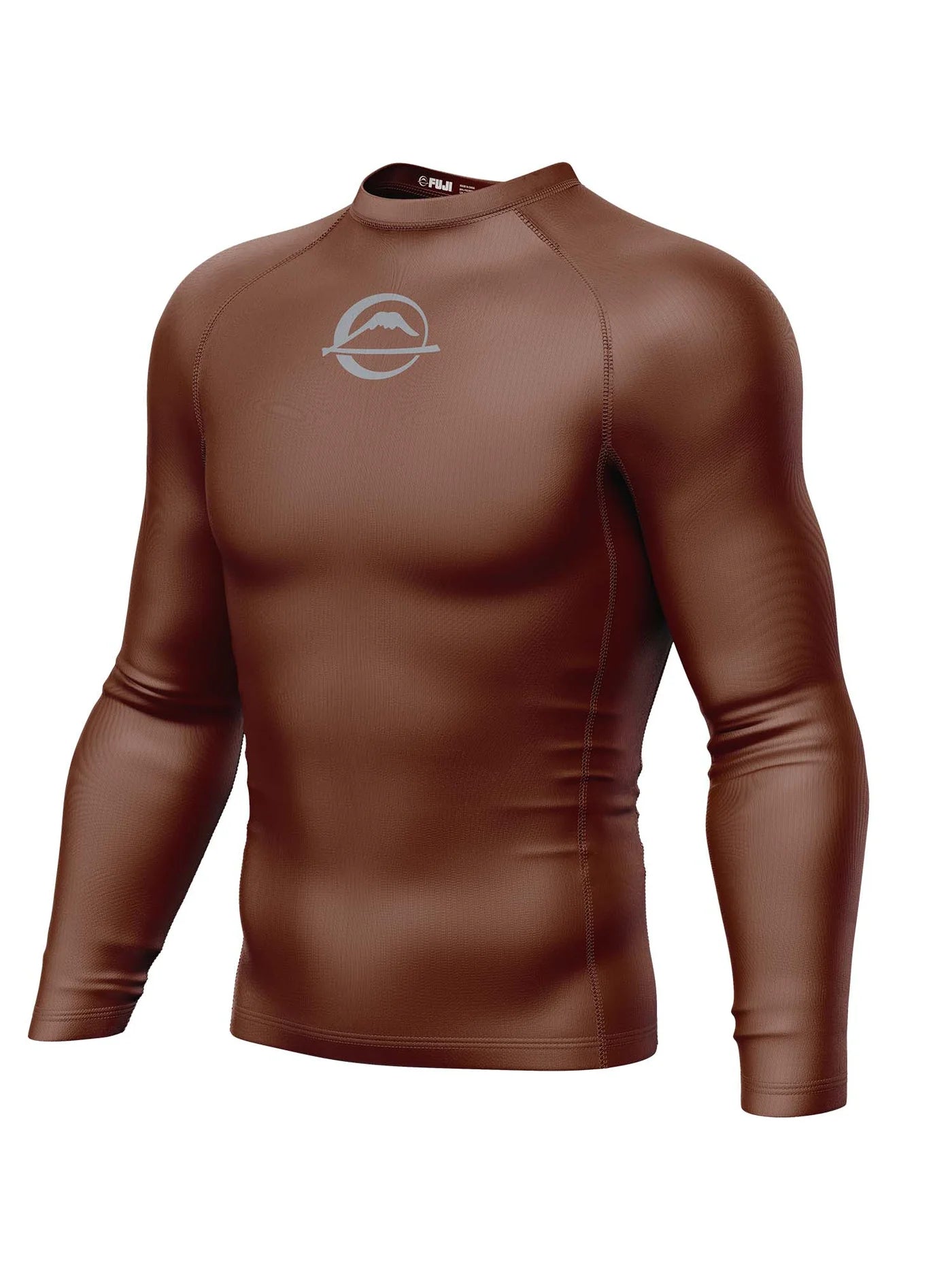 Baseline Ranked Long Sleeve Rashguard Brown